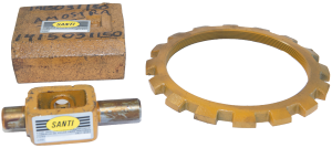 Porca, suporte e cela